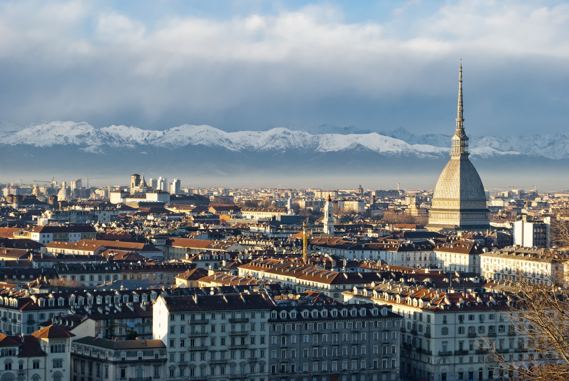 Torino (Turin) panoramic view, Italy